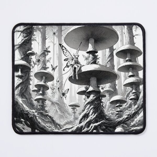 Item preview, Fairy Mushroom Forest designed and sold by ArticCoyote.