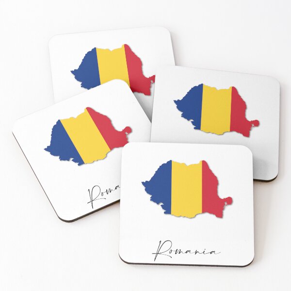 Item preview, Romania Country Map and Flag Bucharest Europe designed and sold by dk-design85.