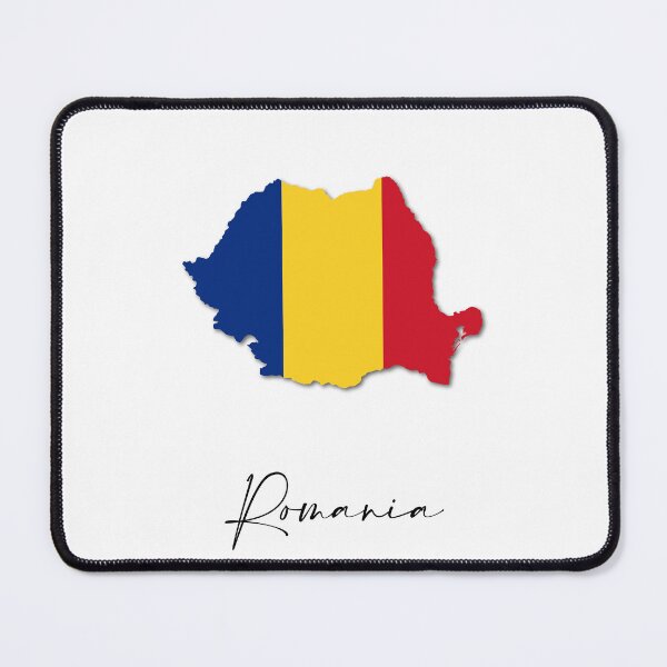 Item preview, Romania Country Map and Flag Bucharest Europe designed and sold by dk-design85.