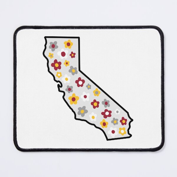 Item preview, Los Angeles Boho Floral California Outline designed and sold by RBCreationsinMI.
