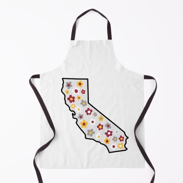Item preview, Los Angeles Boho Floral California Outline designed and sold by RBCreationsinMI.
