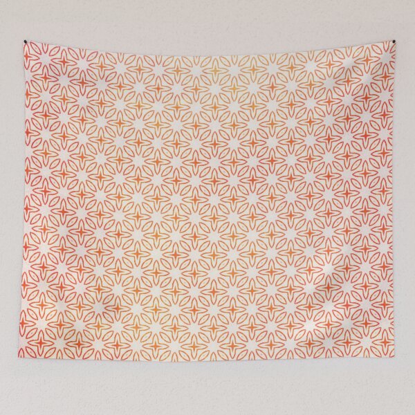 Item preview, Orange Geometric Vintage Texture designed and sold by Diana377.