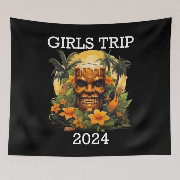 Item preview, Tropical Vacation - Girls Trip 2024 (White Lettering) designed and sold by VelvetRoom.
