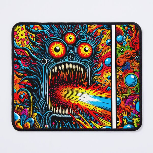 Item preview, Trippy Cosmic Psychedelic Space Monster designed and sold by AIPixelMaster.