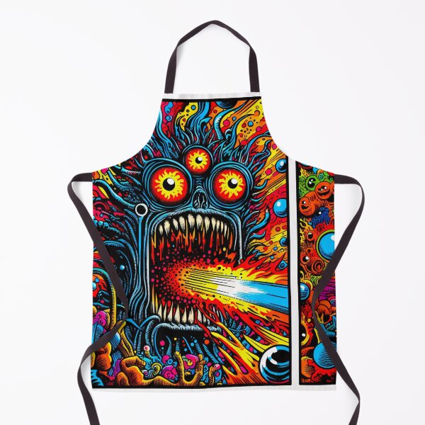 Item preview, Trippy Cosmic Psychedelic Space Monster designed and sold by AIPixelMaster.