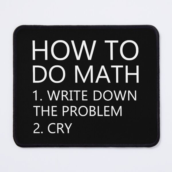 Item preview, How To Do Math, Funny Mathematics designed and sold by Picasmus Tees.