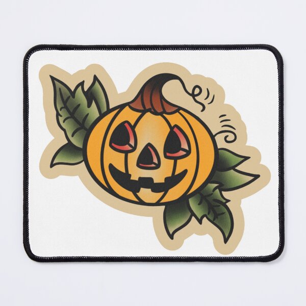 Item preview, Pumpkin Tattoo Flash  designed and sold by TMJ Design Co.