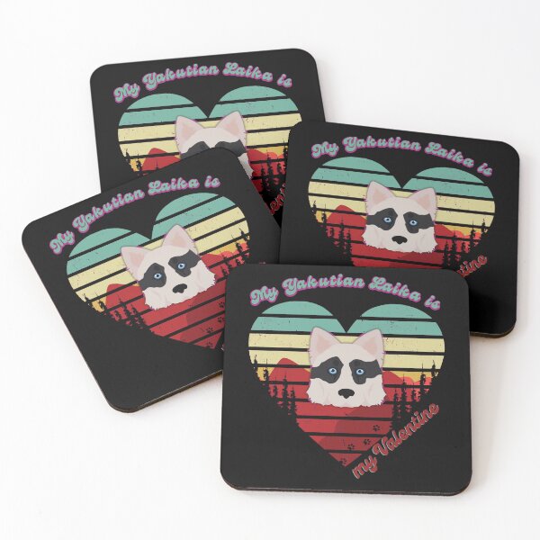 Item preview, My Yakutian Laika is my Valentine Dog with Heart designed and sold by Polarctica.