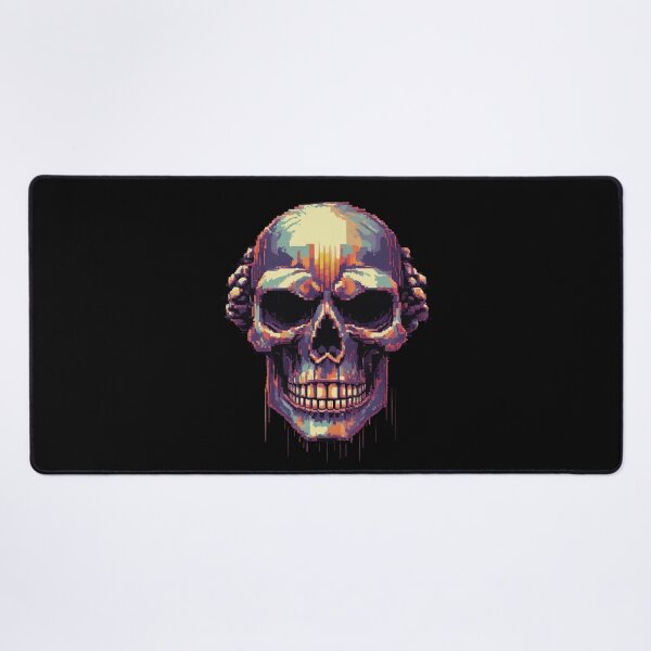 Item preview, Cyber Skull, Glitching 8-Bit, Pixel Art designed and sold by Burn-Ego.