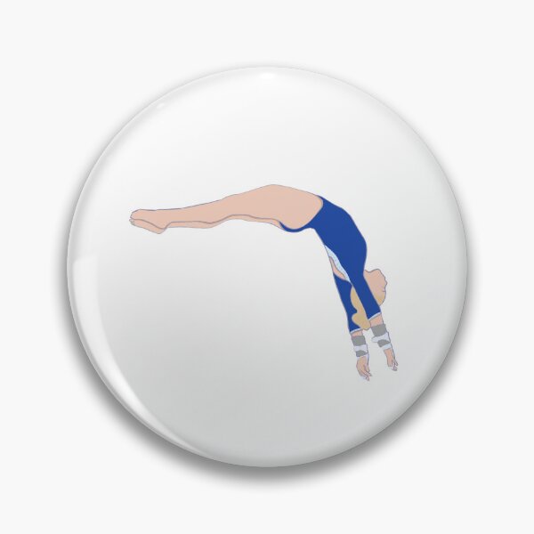 Item preview, Blonde Gymnast on Bars: Blue designed and sold by Malika Haver.