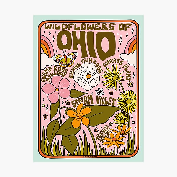 Item preview, Ohio Wildflowers designed and sold by doodlebymeg.