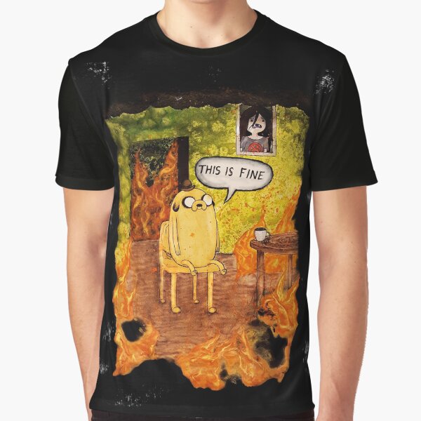 Item preview, Jake is Fine Meme- scuffed designed and sold by Symbollica.