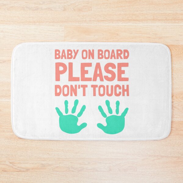 Item preview, Cute, Baby On Board Please Don't Touch maternity design designed and sold by NeaftyFinds.