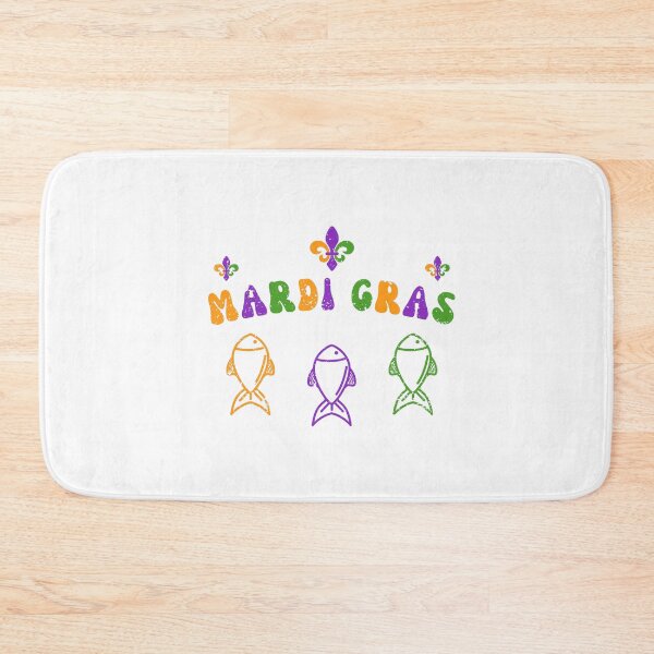 Item preview, Funny Fish With happy Mardi Gras, Be Ready For Mardi Gras designed and sold by ArtByKatti.