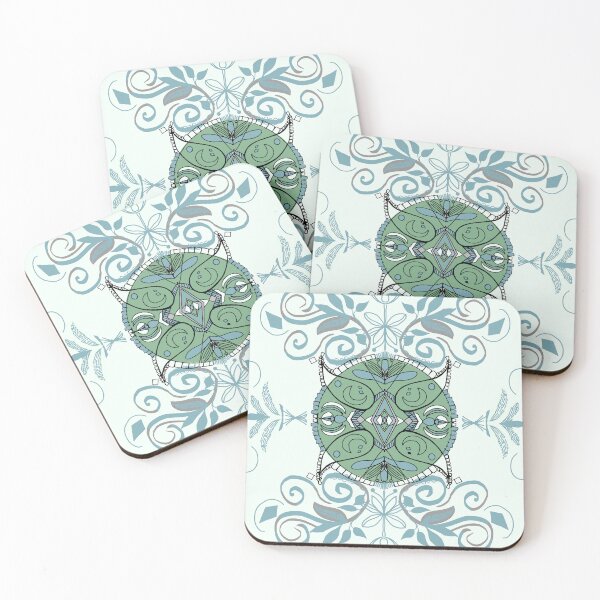 Item preview, Bohemian Paisley Geo Blue designed and sold by Ldydesign.