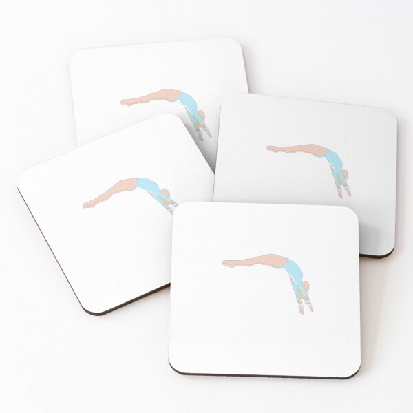 Item preview, Blonde Gymnast on Bars: Baby Blue designed and sold by Malika Haver.