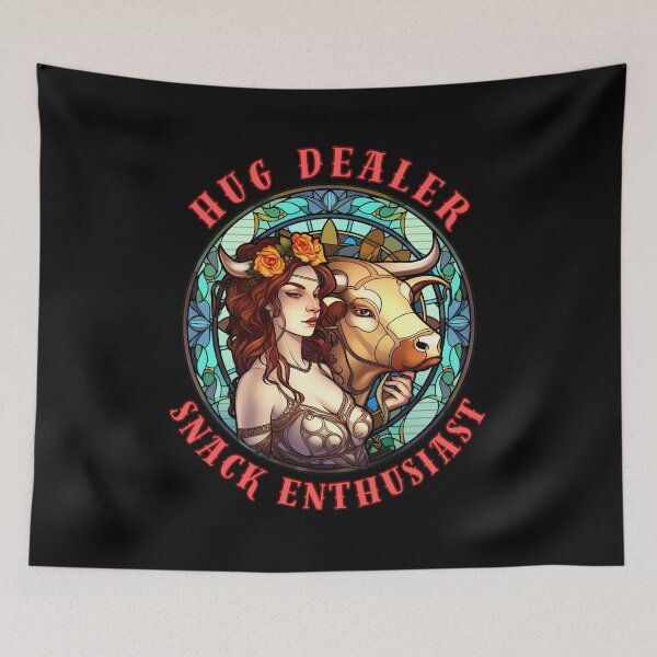 Item preview, Hug Dealer, Snack Enthusiast. taurus astrology designed and sold by ZodiacWonders.