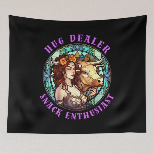 Item preview, Hug Dealer, Snack Enthusiast. taurus zodiac sign designed and sold by ZodiacWonders.