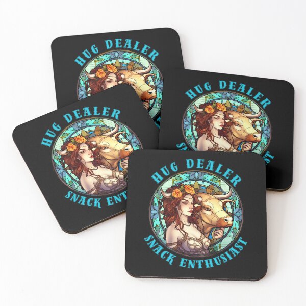 Item preview, Hug Dealer, Snack Enthusiast. taurus birthday designed and sold by ZodiacWonders.