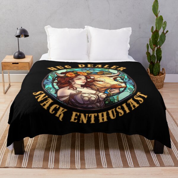 Item preview, Hug Dealer, Snack Enthusiast. taurus sign designed and sold by ZodiacWonders.