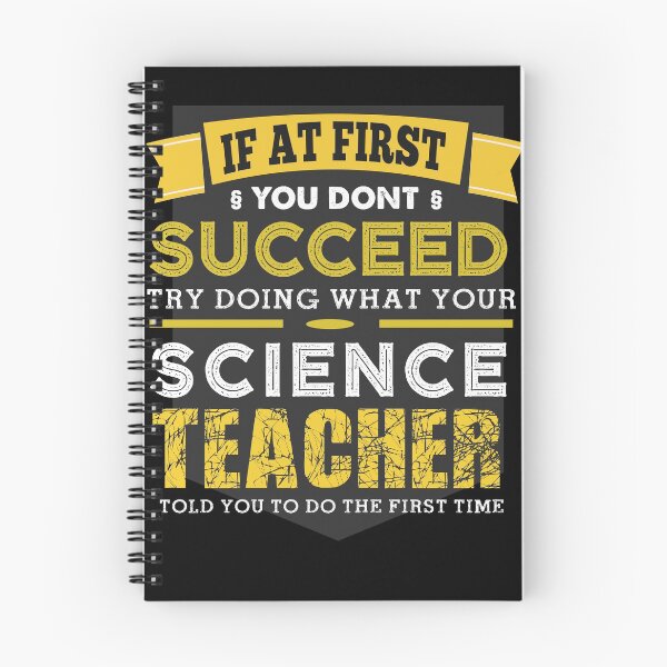 Item preview, If At First You Don't Succeed Funny Science Teacher  designed and sold by Pricity Designs.
