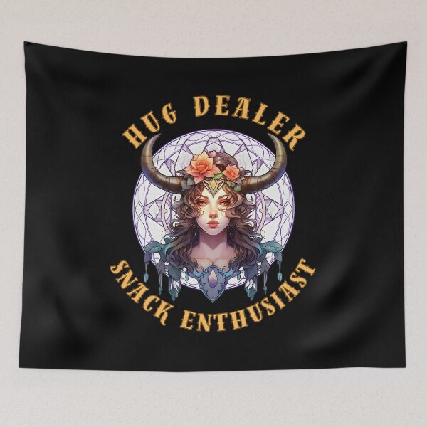 Item preview, Hug Dealer, Snack Enthusiast. taurus april designed and sold by ZodiacWonders.