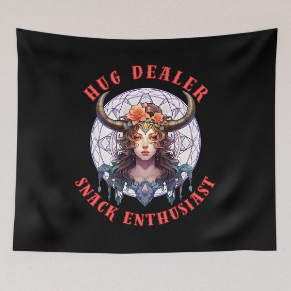 Item preview, Hug Dealer, Snack Enthusiast. taurus star sign designed and sold by ZodiacWonders.