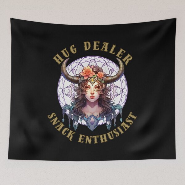 Item preview, Hug Dealer, Snack Enthusiast. taurus sayings designed and sold by ZodiacWonders.
