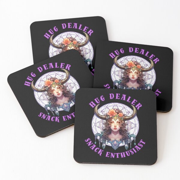 Item preview, Hug Dealer, Snack Enthusiast. cute taurus designed and sold by ZodiacWonders.