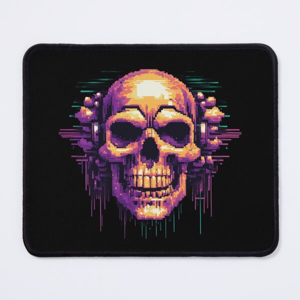 Item preview, Retro Graphic Skull, 8-Bit, Pixel Art designed and sold by Burn-Ego.