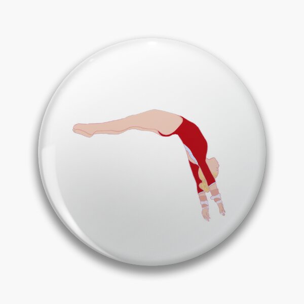Item preview, Blonde Gymnast on Bars: Red designed and sold by Malika Haver.