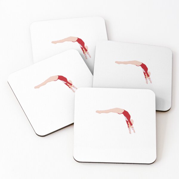 Item preview, Blonde Gymnast on Bars: Red designed and sold by Malika Haver.