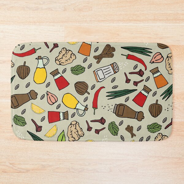 Item preview, Spicy food seamless pattern designed and sold by DesignsbySimons.