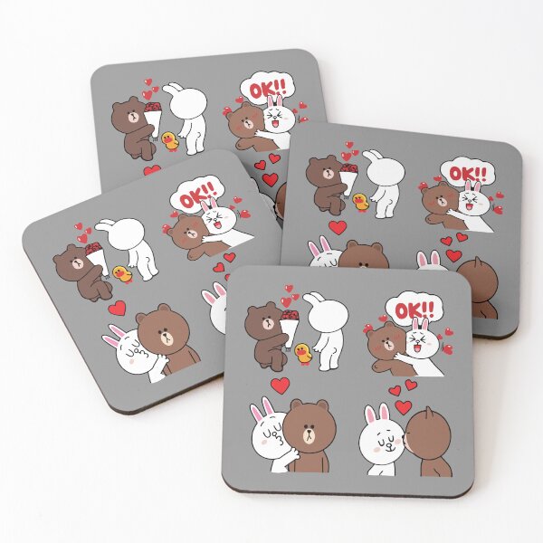 Item preview, Brown Bear white Rabbit story love!❤️  designed and sold by Pandety.