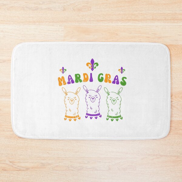 Item preview, Funny Llama With happy Mardi Gras, Be Ready For Mardi Gras designed and sold by ArtByKatti.