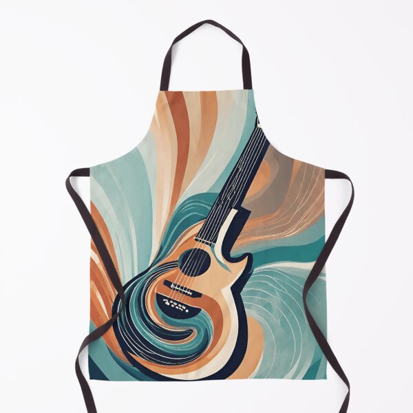 Item preview, Abstract Guitar Waves designed and sold by OptimaShirts.