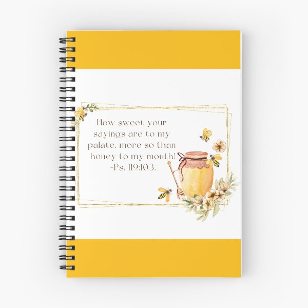 Item preview,  Honey, How sweet your sayings are to my palate, more so than honey to my mouth!​—Ps. 119:103. designed and sold by GiftableGems.