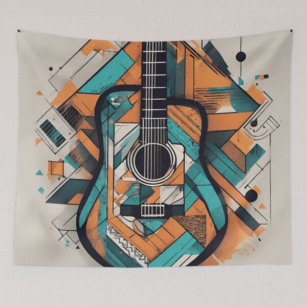 Item preview, Geometric Guitar  designed and sold by OptimaShirts.
