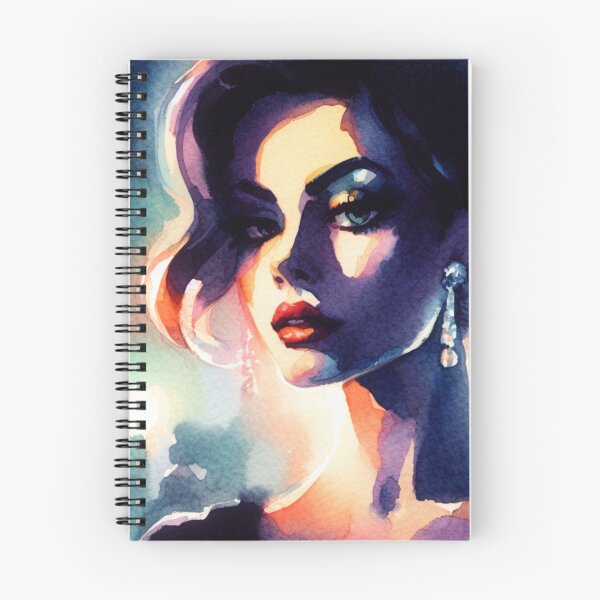 Item preview, Neo Noir Vintage Femme Fatale [Watercolor] designed and sold by RESToRAPTOR.