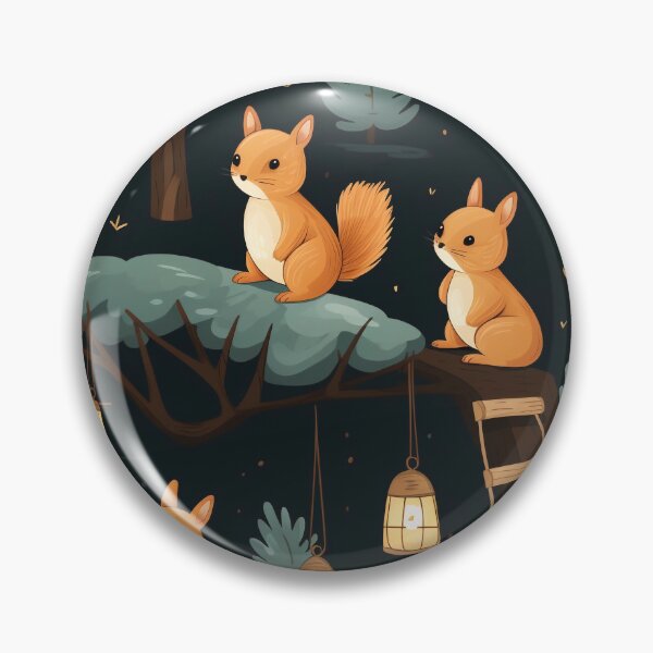 Item preview, squirrel decorative panel designed and sold by DropeSavage.