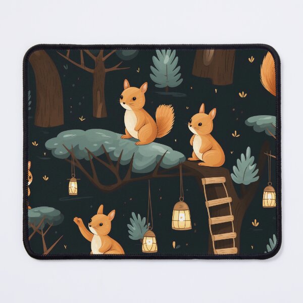 Item preview, squirrel decorative panel designed and sold by DropeSavage.