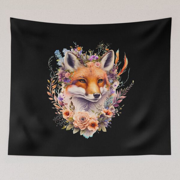 Artikelvorschau, Blumenfuchs entworfen und verkauft von FoxVibes.