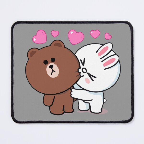 Item preview, White rabbit’s kiss to Brown in her way❤️ designed and sold by Pandety.