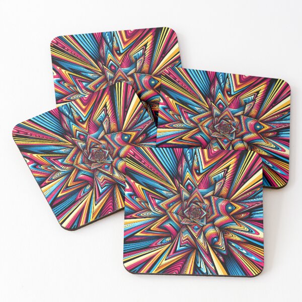 Item preview, Colorful Abstract Neon Design designed and sold by Alessei.