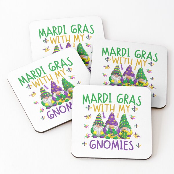 Item preview, Funny Mardi Gras With My Gnomies, Be Ready For Mardi Gras designed and sold by ArtByKatti.