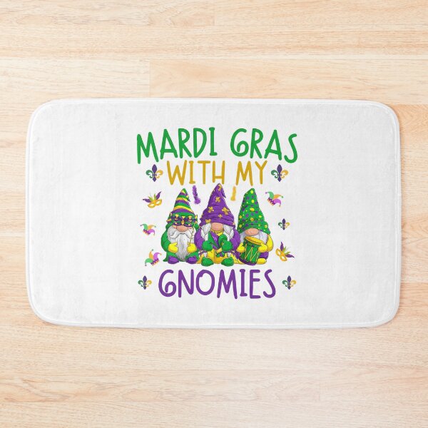 Item preview, Funny Mardi Gras With My Gnomies, Be Ready For Mardi Gras designed and sold by ArtByKatti.