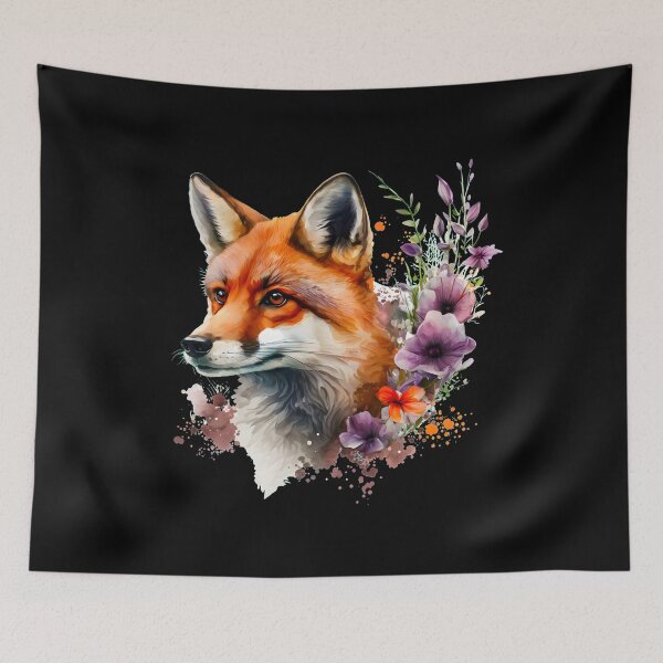 Artikelvorschau, Blumenfuchs entworfen und verkauft von FoxVibes.