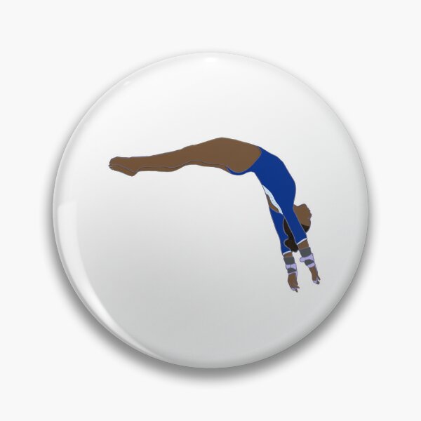 Item preview, Black Gymnast on Bars: Blue designed and sold by Malika Haver.