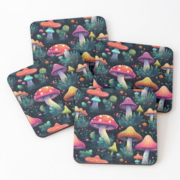 Item preview, Luminous Forest Landscape of Mushrooms and Toadstools designed and sold by AgathaZolastore.