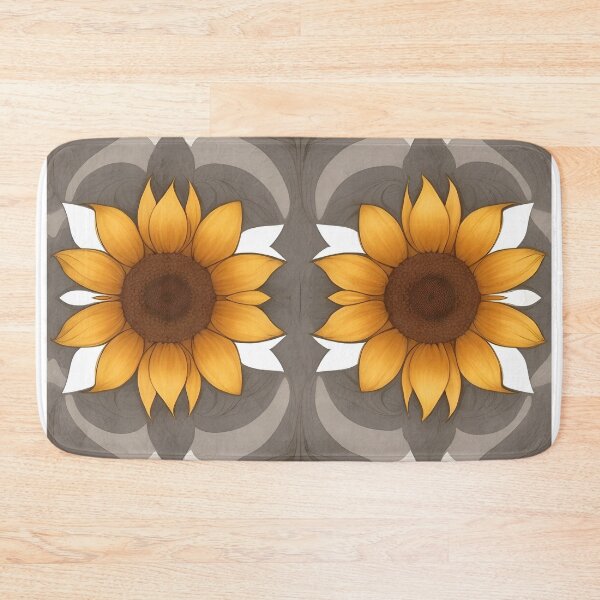 Item preview, large sunflowers with branches and leaves in brown tones summer and spring style designed and sold by Carlos Gudino.